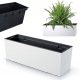  Prosperplast saksija 60 cm x 20 x 20 cm promjer 20 cm plastična bijela