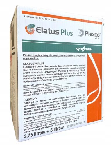 Elatus Plus + Plexeo (3,75L+5L) - Zaštita žitarica od gljivičnih bolesti