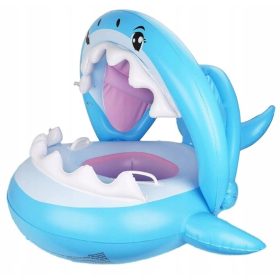   Rekreativni madrac s baldahinom za plivanje s motivom morskog psa