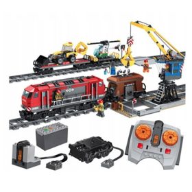  BLOCKI GRADSKI TERETNI VLAK RC VOZILA DIZALICA STAZE