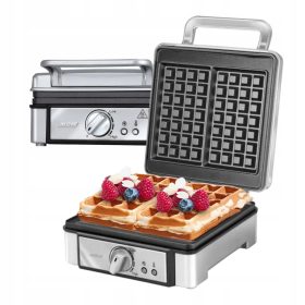 Duboki aparat za vafl MPM MGO-13, srebrni, 1400 W