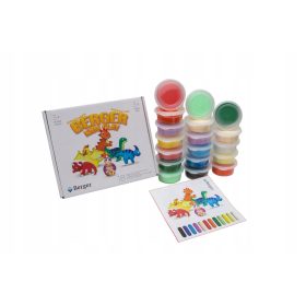B-CLAY PLASTIČNA PASTA DINOSAURI 18 posuda 500