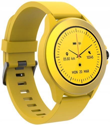 Forever Colorum CW-300 pametni sat žute boje s IPS zaslonom od 1.22"