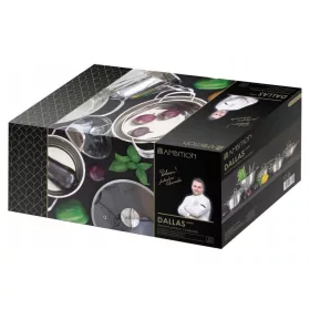 Set lonaca Ambition Dallas, nehrđajući čelik, 10 kom.