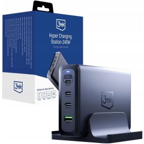   3mk Superbrza stanica za punjenje 240W, USB-C i USB-A punjač