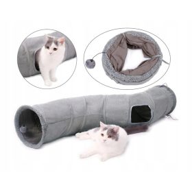 Mačji tunel za mačke s loptom