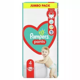    Pampers Pants 4 Maxi (9-15 kg) Jumbo Pack - pelenske hlačice 52 kom