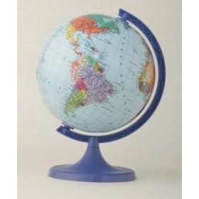    Globus u foliji politički 160 mm za učenje za dijete od 7 godina