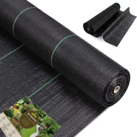   Agrotekstil - Poljoprivredna tkanina za malčiranje (protiv korova) Eco Garden crna 270 x 5000 cm 90 g/m²