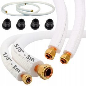 Bakrena cijev za klimu set 1/4+5/8 3m