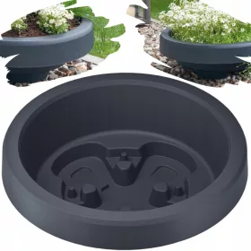    DTU24 tegla za cvijeće 59,5 cm x 59,5 x 19,2 cm promjer 59,5 cm plastika