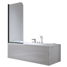 Paravan za kadu Hydrosan jednodijelni, 80 x 140 cm, proziran