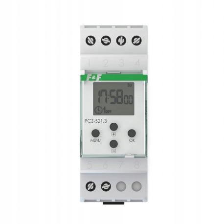 F&F PCZ-521.3-PLUS Jednokanalni Programator Vremena