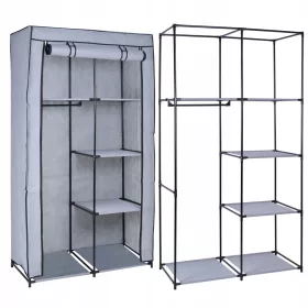   ORMAR Gockowiak 5902340311738 90 x 170 x 45 cm u nijansama sive
