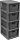 Kupaonski regal s 4 ladice Rattan antracit BRANQ