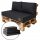  GoldenGroup jastuk 120 x 65 x 15 sivi