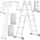 Više ljestve 4,3 m aluminijske 1 x 12 do 150 kg