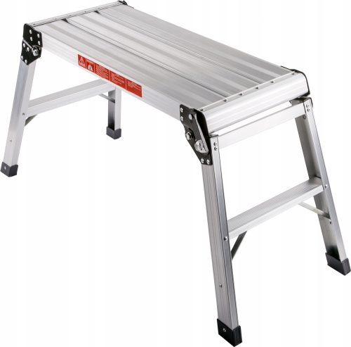 Aluminijska Radna Platforma HIGHER®️ za Kućne Poslove - Više Stepnica, Maksimalno Opterećenje 150 kg