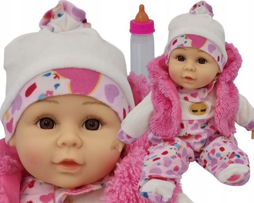 BEBE LUTKA GOVORI I PJEVA POLJSKI 35CM + Bočica_73