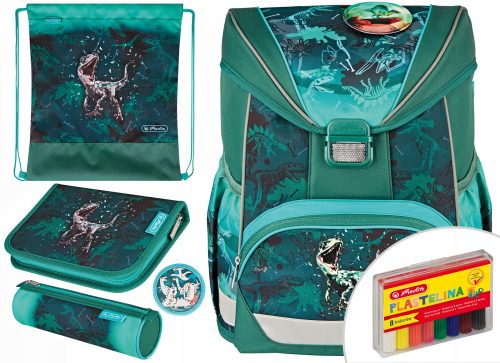 kolski ruksak Herlitz Ultralight T-Rex Set