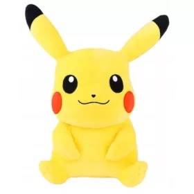   ORIGINALNI POKEMON PIKACHU 26cm | Bijela maskota za maženje Pokemon Pikachua visine oko 26 cm. Izrađena od visokokvalitetnog materijala, meka i ugodna na dodir. Ova popularna maskota je savršen poklon