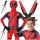 DEADPOOL KOSTIM DRESS UP KOSTIM 2 MAČEVA DODACI 122/128