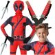 DEADPOOL KOSTIM DRESS UP KOSTIM 2 MAČEVA DODACI 122/128