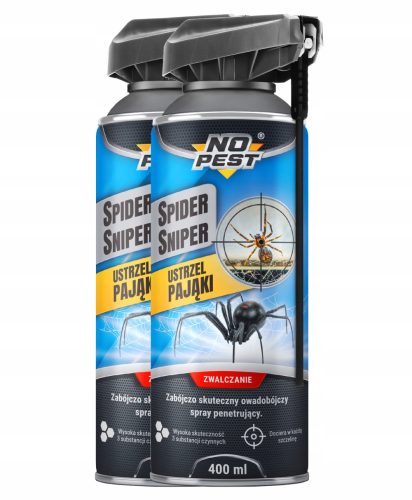 Raspršivač, aerosol protiv žohara, komaraca, muha, pauka, buha, stjenica, srebrnih ribica No-Pest 800 ml