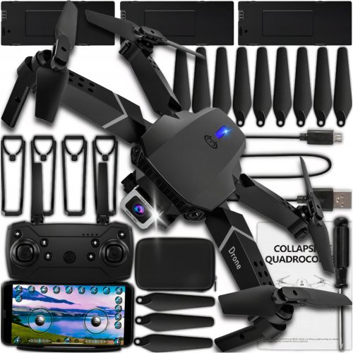  DRON E95 PRO 2 WIFI HD KAMERE IGRAČKA Lebdeći 350m NA DALJINSKO UPRAVLJANJE