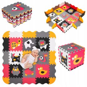    Edukativna prostirka Humbi 3433 Životinje 95x95 cm 9 komada