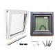 Prozor PVC Antracit 50x50 500x500 Set Prozora Grafit
