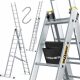 Drabest ljestve 6,31 m aluminijske 3 x 11 do 150 kg