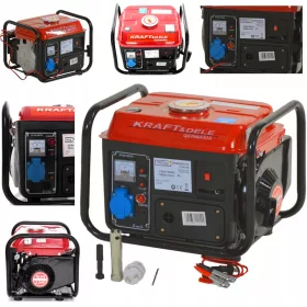    Kraft&Dele prijenosni monofazni generator 1200 W benzin + Kraft&Dele RST rukavice veličina 10 - XL 1 par