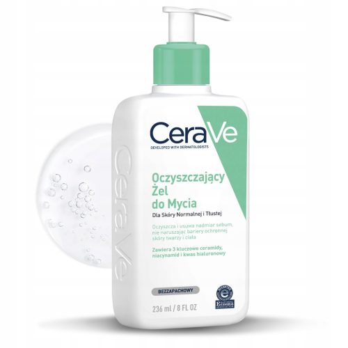 CeraVe Čistilni Gel za Pranje 236ml - Za Normalnu i Masnu Kožu