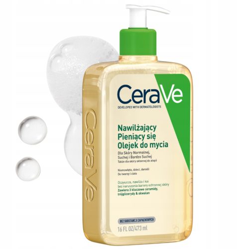 CeraVe Hidratantno Pjenasti Čistač za Lice i Tijelo, 473ml