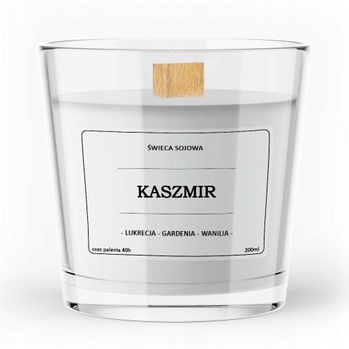 KASHMIR Vitafarm svijeća s mirisom soje