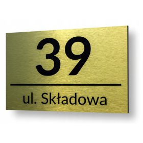 SOLDRUK kućni broj 32 x 21 cm