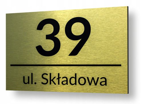 SOLDRUK kućni broj 32 x 21 cm