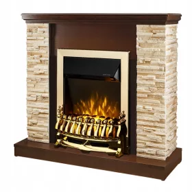   Električni kamin s funkcijom grijanja Art Flame Rock & Corsica 1500 W 98x90,3x30 cm smeđi