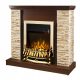 Električni kamin s funkcijom grijanja Art Flame Rock & Corsica 1500 W 98x90,3x30 cm smeđi