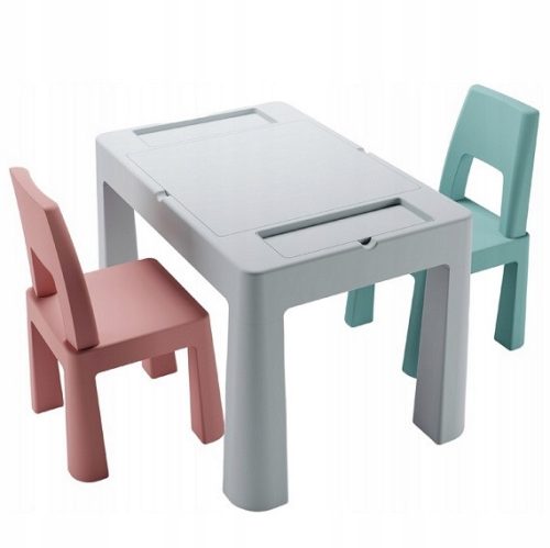 Tega Baby Multifun Komplet 1+2, siva, roza i tirkizna
