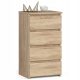  Akord CL4 komoda 40 x 35 x 74 cm, mat sonoma hrast
