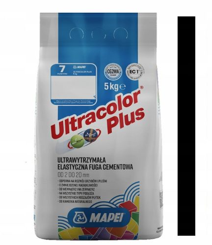 MAPEI elastična masa za fugiranje ULTRACOLOR PLUS 120 crna 5kg