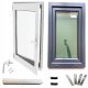 Prozor Antracit PVC Topli Lijevi 40x60 400x600 Set