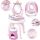 Smoby Disney Princess Toaletni stol 2u1 sa 10 dodataka Tabure