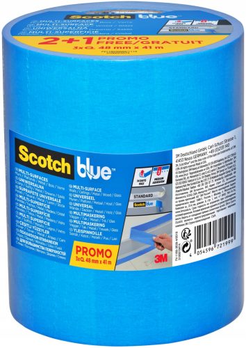 SCOTCH Traka za Slikanje Plava 48 mm Set od 3 Kom