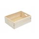 Otvorena drvena kutija, posuda 40x30x14 cm