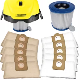 Vrećice za usisivač Karcher WD3 200 MV3 - Set od 10