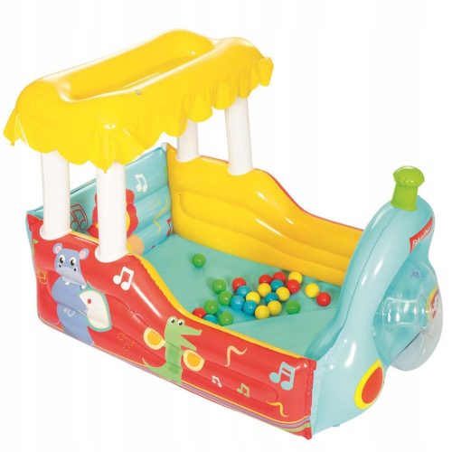 Kojec vlak + loptice Fisher-Price Bestway 93537