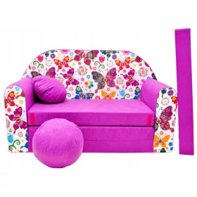  Welox Maxx sofa 100 x 170 cm ljubičasta tkanina